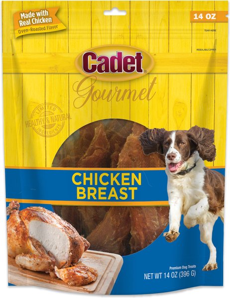 Cadet Gourmet Chicken Breast Dog Treats， 14-oz bag