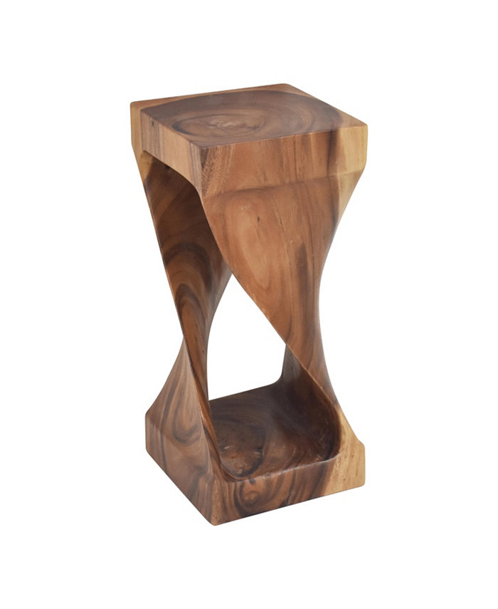 Steve Silver Solana 12 Square Solid Acacia Wood Accent Side Table