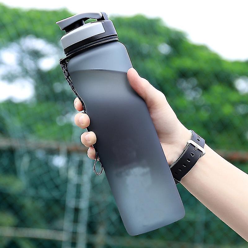 Water Bottle With Time Marker， Carry Strap