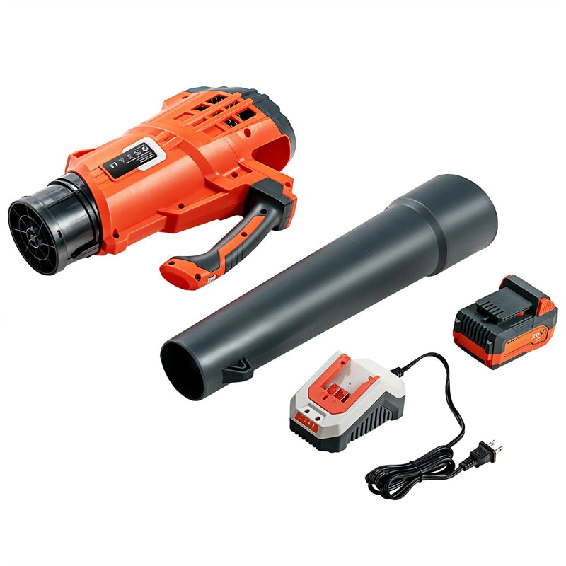 Electric Cordless Leaf Blower with Battery Charger for Garden Lawn Care