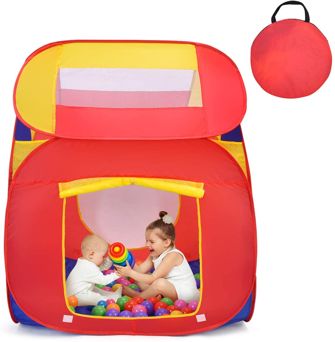 Ball Pit Play Tent for Kids, 100 Balls Included