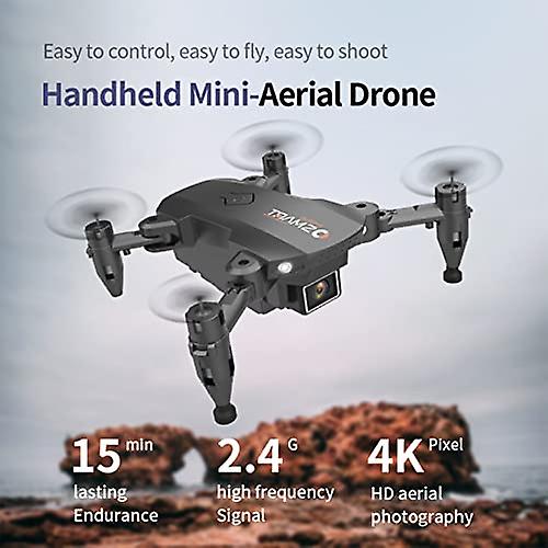 Folding Drone With 4k High-definition Dual Cameras， Wifi Gps Remote Control Brushless Quadcopter， Gravity Sensing， Trajectory Flight， Stunt Tumbling，