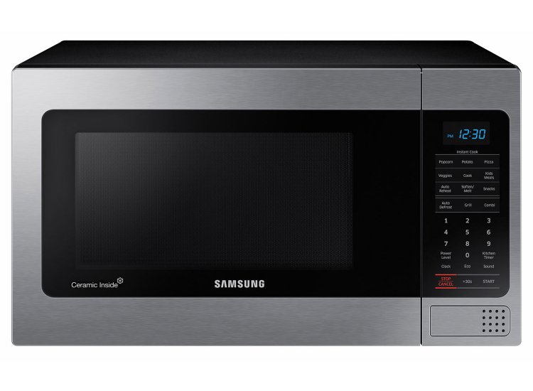  1.1 Cu. Ft. Stainless Steel Countertop Microwave With Grilling Element