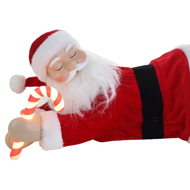 Mr Christmas Animated Motion Activated Sleeping Santa Led Christmas Decoration