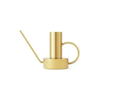 Super Sale New Design Water Can Durable With Gold Plated Fineshed Metal Watering Can In Elegant For Home Garden Lawn Plan