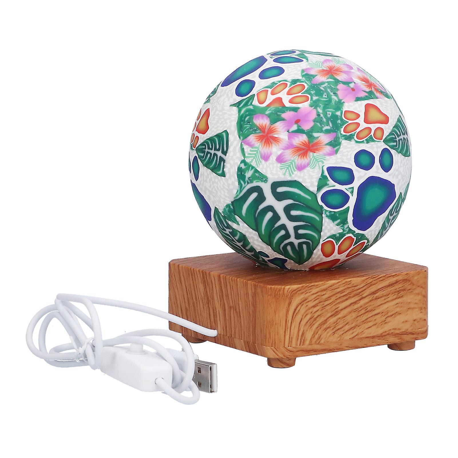 Rgb Glass Ball Table Lamp Usb Powered 3d Led Painted Ball Night Light For Birthday Holiday Indoor Decoration