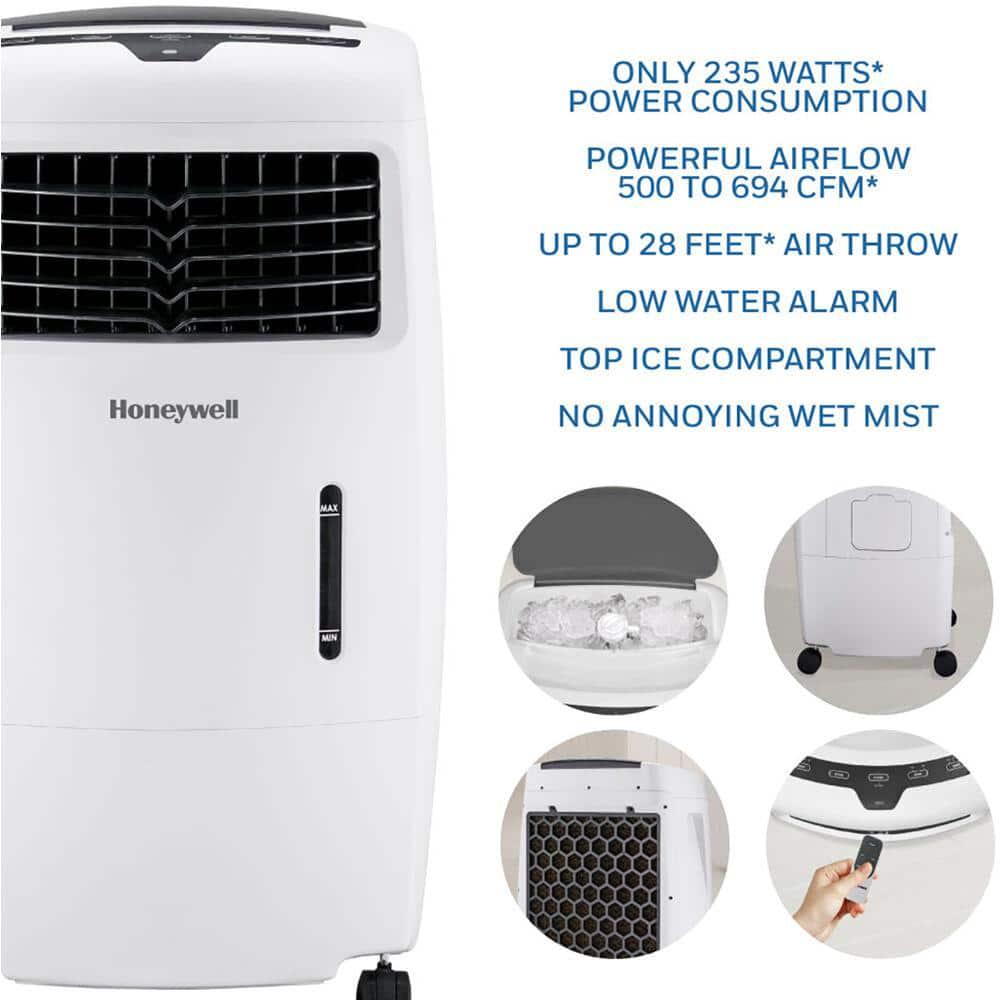 Honeywell 500 CFM 4Speed Indoor Portable Evaporative Air Cooler