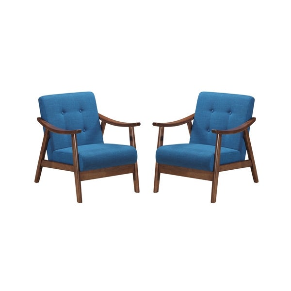 Chabani Mid-Century Modern Accent Chairs (Set of 2) by Christopher Knight Home