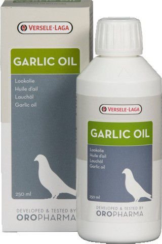 Versele-Laga Oropharma Garlic Oil Respiratory and Circulatory Health Pigeon Supplement， 8-oz bottle