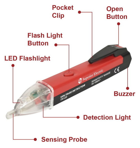 Superior Electric TR120 Non Contact Voltage Detect...