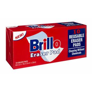 Brillo Eraser Pads (10-Count Case of 12) 56102