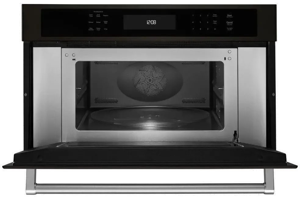 KitchenAid Built-in Microwave - 1.4 cu. ft. Black Stainless Steel