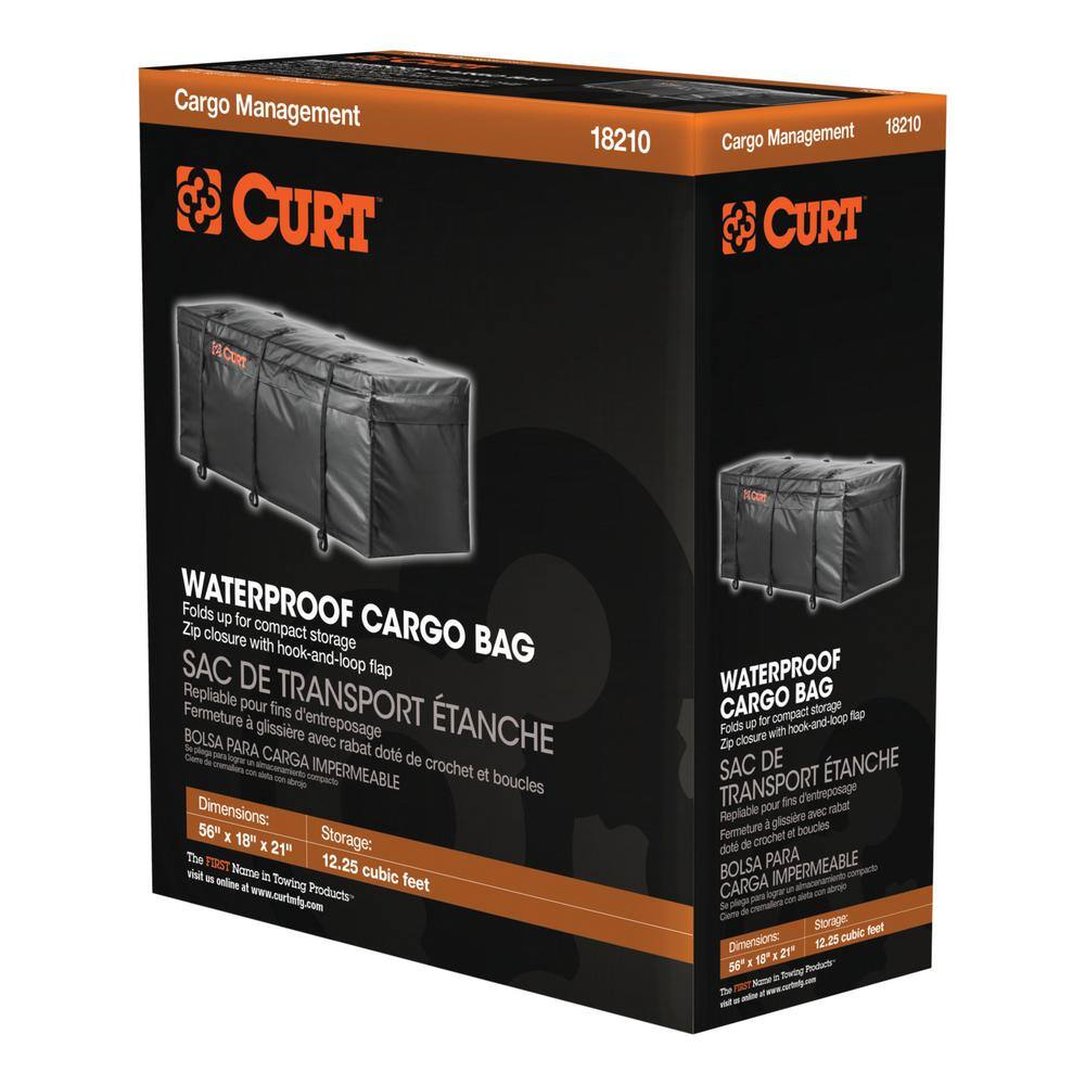 CURT 56 in. x 18 in. x 21 in. Water Resistant Hitch Cargo Bag 18210