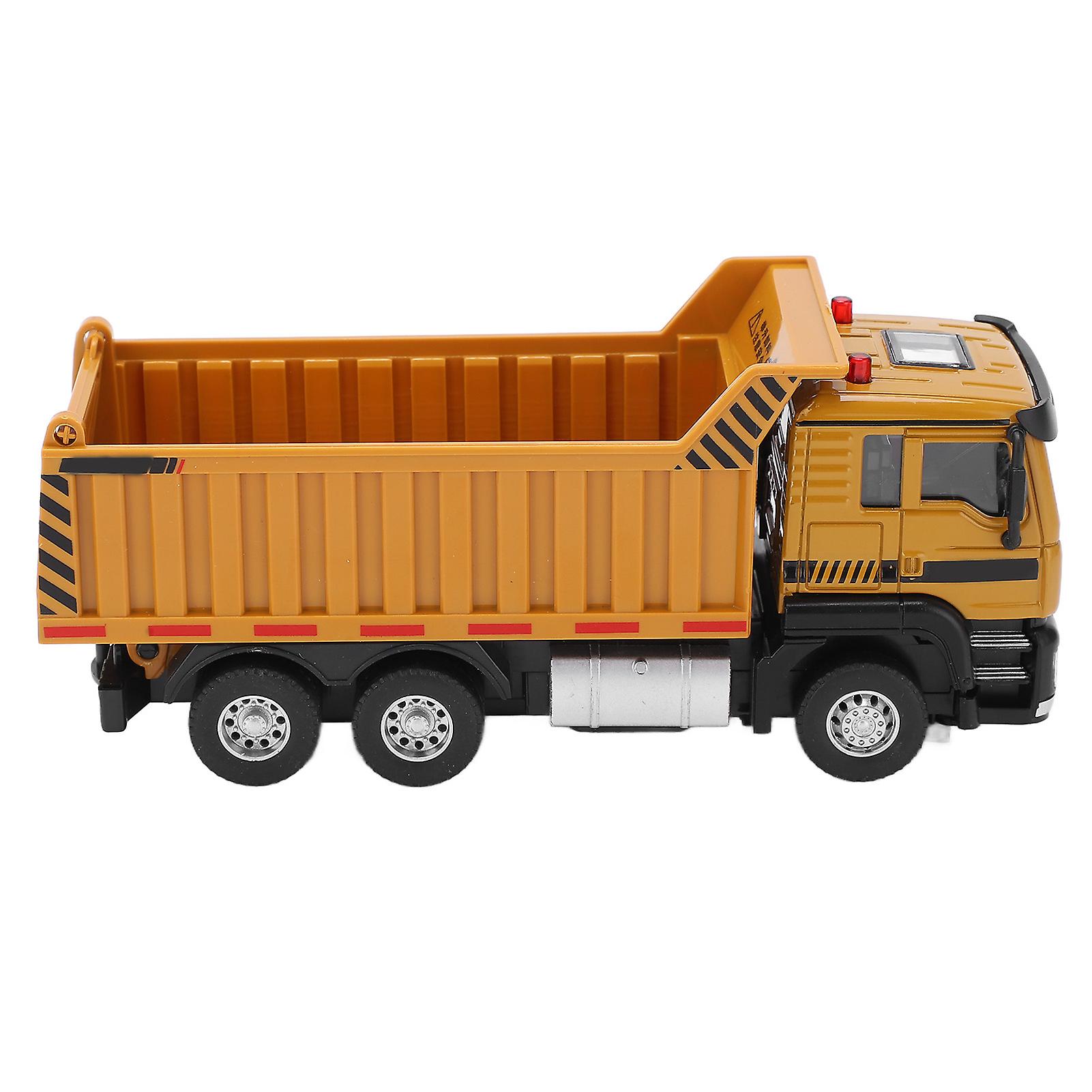 Alloy 1:50 Engineering Dump Truck Toy Model Flexible Construction Site Vehicle Toys For Kids And Decoration For House