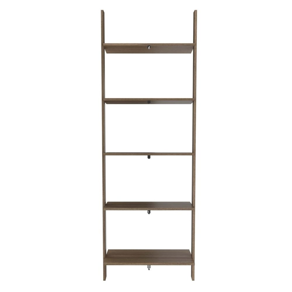 Cooper 5 Shelf Floating Ladder Bookcase by Manhattan Comfort