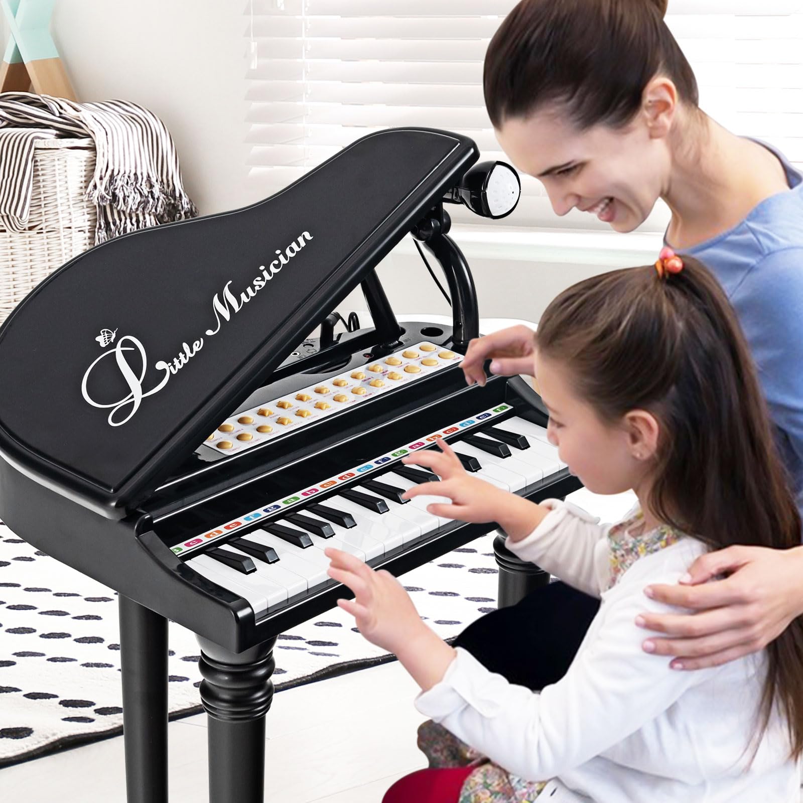 Costzon 31 Keys Kids Piano Keyboard with Stool