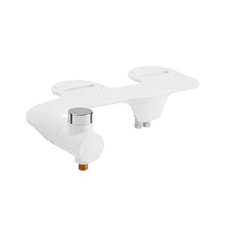 Swiss Madison Aqua Non-Electric Bidet Seat for Elongated Toilet in Glossy White SM-BSA01