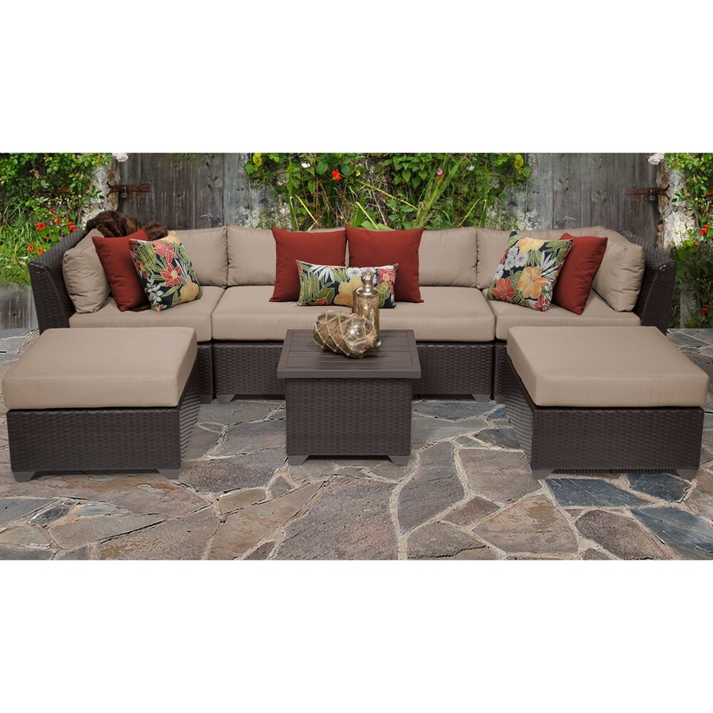 Barbados 7 Piece Outdoor Wicker Patio Furniture Set 07a