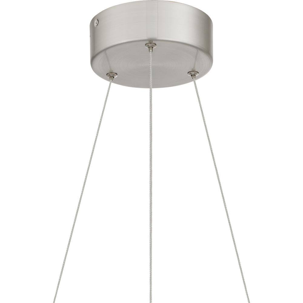 Hampton Bay Tercero 23-Watt Brushed Nickel Integrated LED Pendant HD6246A1