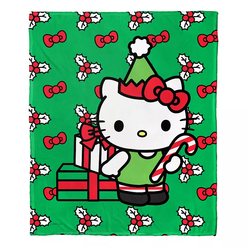 Hello Kitty， Good Or Bad Silk Touch Throw Blanket