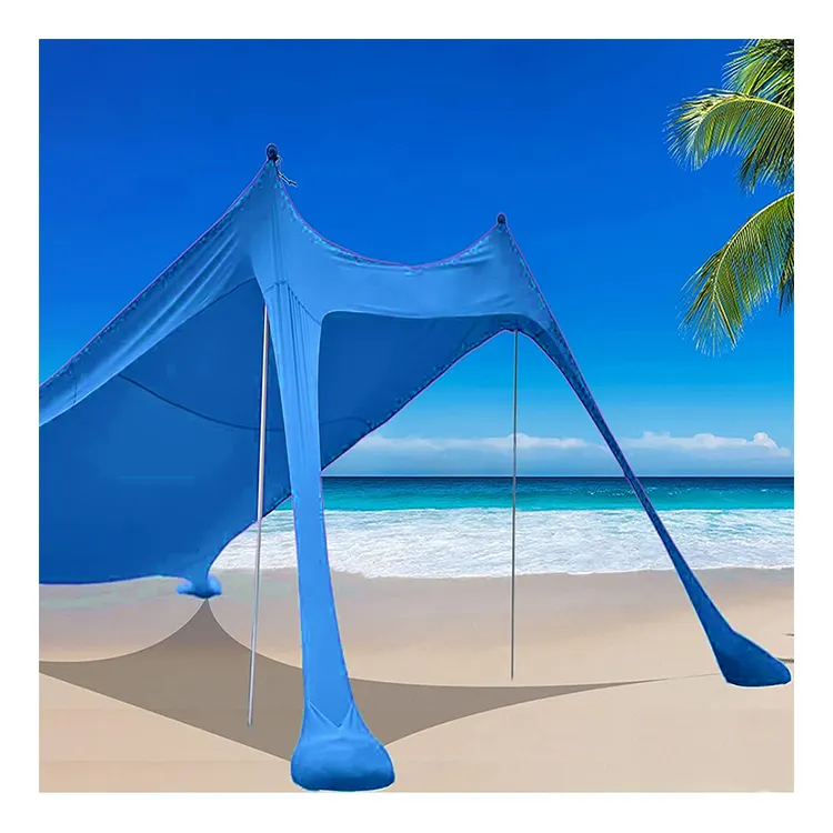 outdoor camping pop up beach party tent/sun shelter for patio/beach shade sun shelter wind