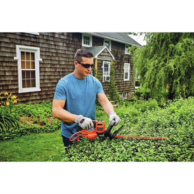 Black amp Decker Beht350 120v 4 Amp Brushed 22 In Corded Hedge Trimmer