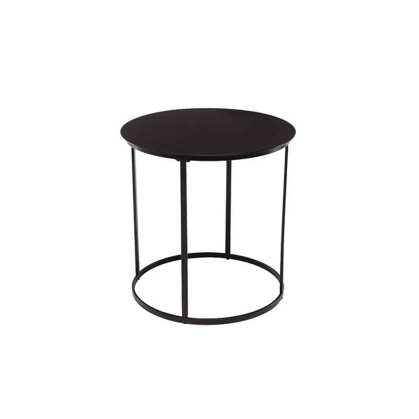 Landon Iron Round Side Table