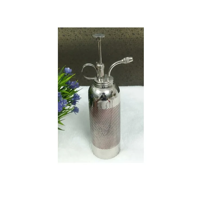 silver Spray Bottle For Garden mist With Mist Pump   Watering Cans Sprayer hand made embossed finish available in INDIA