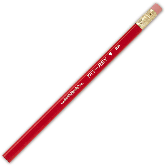 Teachers Friend JRMB21T Pencils Try Rex Jumbo W/Er...