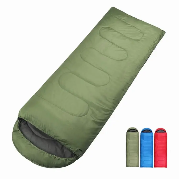 Wholesale Cheap Classic Envelop Waterproof Cotton Sleeping Bag Adults Outdoor Camping