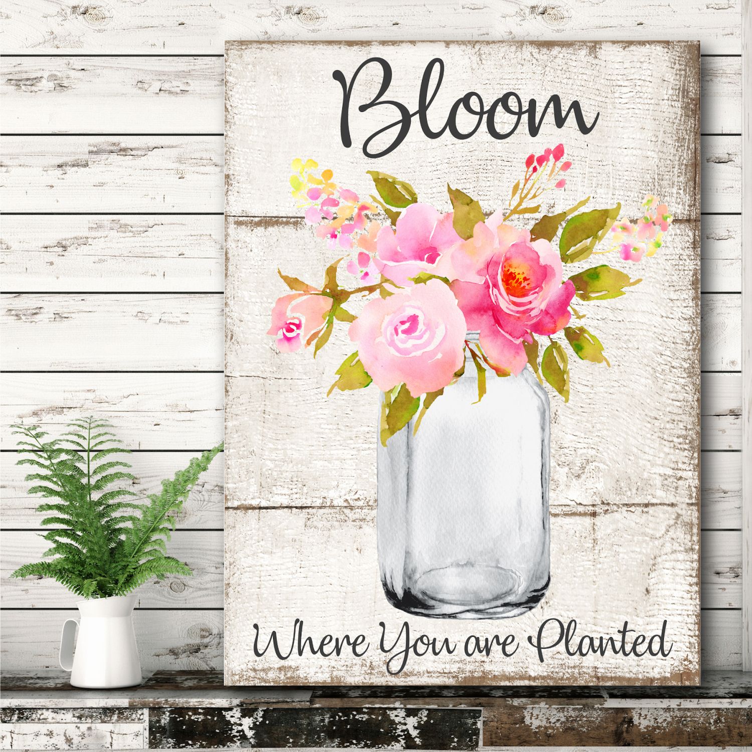 COURTSIDE MARKET Bloom Canvas Wall Art