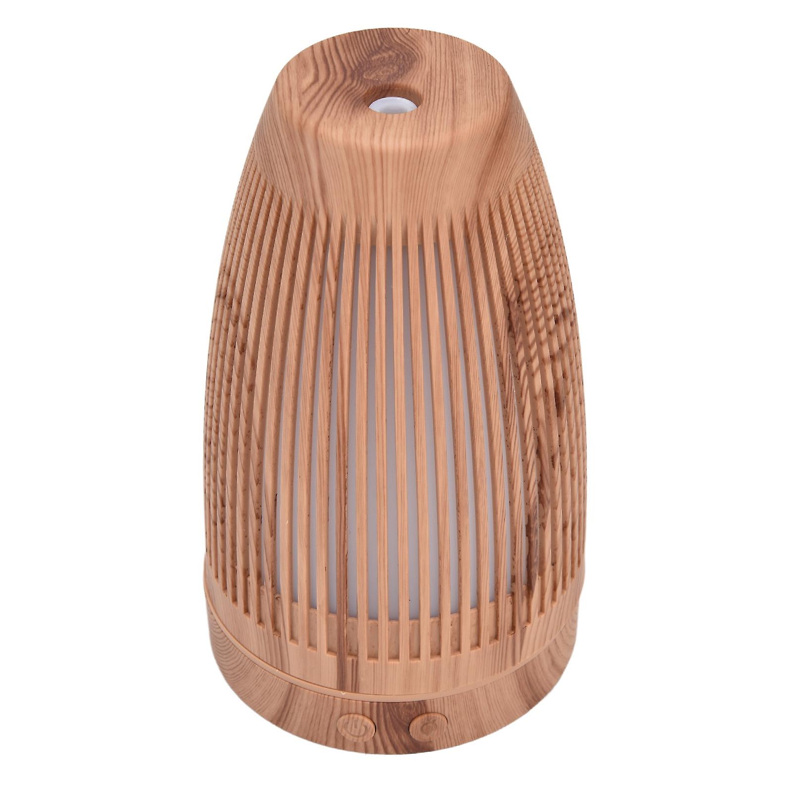 100‑200ml Aroma Essential Oil Diffuser USB Rechargeable Wood Grain Humidifier for Home Office