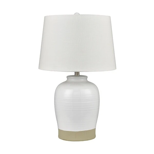 Peli 28'' High 1-Light Table Lamp - White