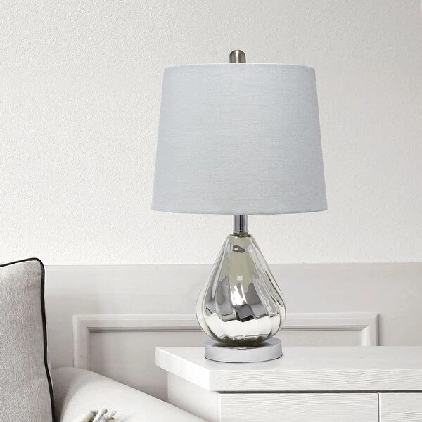 Lalia Home Kissy Pear Table Lamp with Fabric Shade