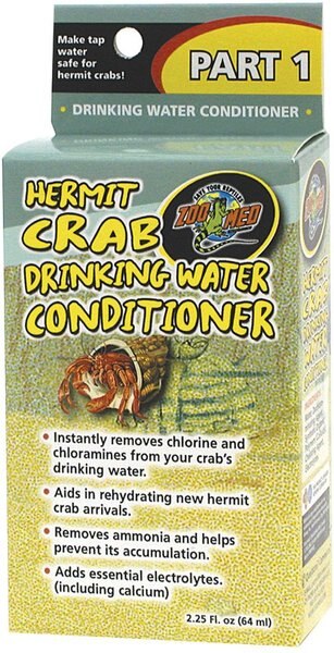 Zoo Med Hermit Crab Drinking Water Conditioner， 2.25-oz cup