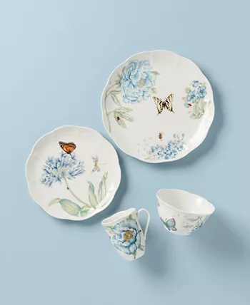 Lenox Dinnerware Butterfly Meadow Blue 4 Piece Place Setting