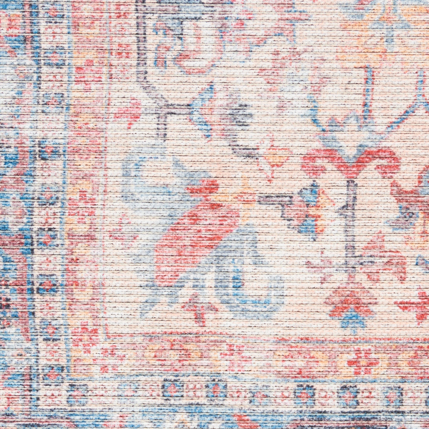 Machine Washable Series Blue/Multi Vintage Rug