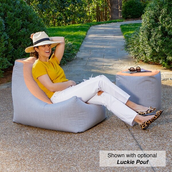 Jaxx Juniper Sunbrella Fabric Outdoor Bean Bag Patio Chair