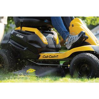 Cub Cadet 30 in. 56-Volt MAX 30 Ah Battery Lithium-Ion Electric Drive Cordless Riding Lawn Tractor with Mulch Kit Included CC30E