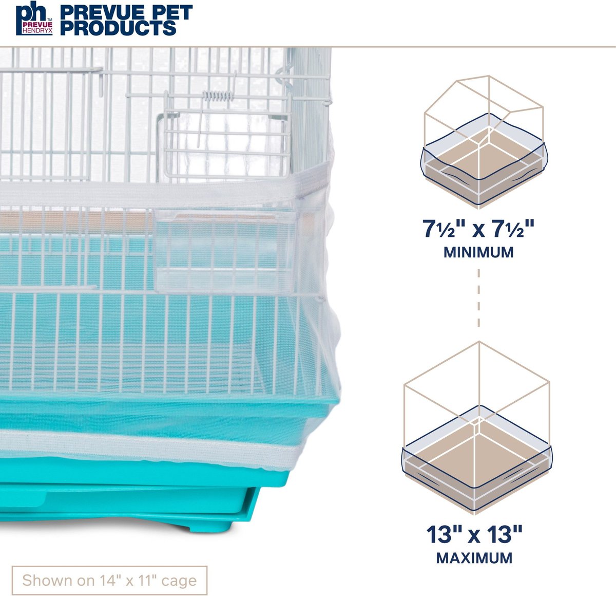 Prevue Pet Products Seed Catcher Cage Skirt， Color Varies