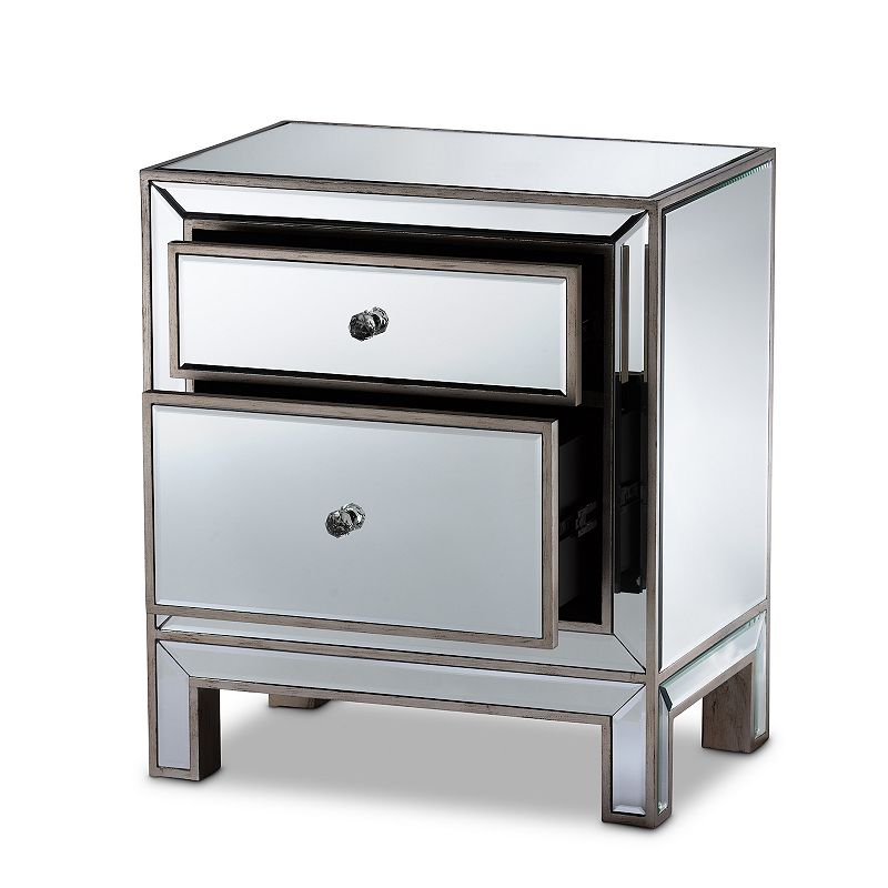 Baxton Studio Fadri Nightstand Table