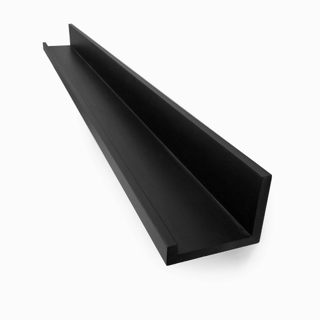 X 4 5 quot Picture Ledge Wall Shelf Black Inplace