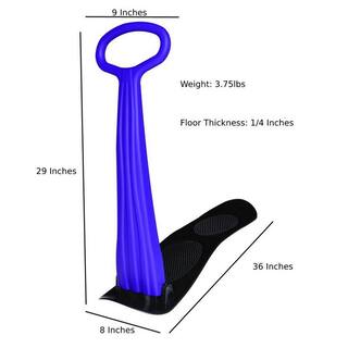 Ejoy Fold-Up Snow Ski Scooter with Grip Handle Snow Sled for Winter Use in Blue Color SnowScooter_Blue_1pc