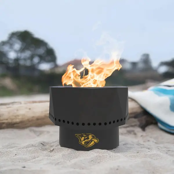 Blue Sky Nashville Predators Ridge Smokeless Fire Pit