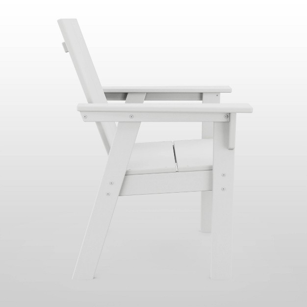 Moore Polywood Outdoor Patio Dining Chair Arm Chair