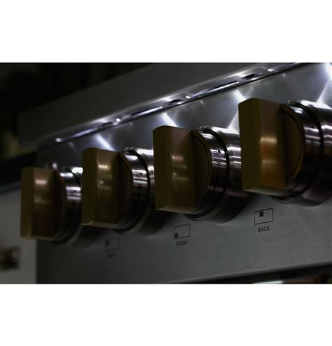 Monogram ZDP366NTSS 36quot DualFuel Professional Range with 6 Burners