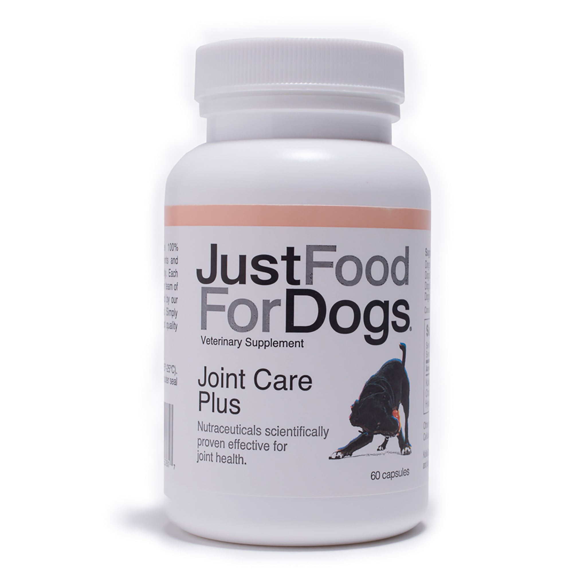 JUSTFOODFORDOGS Supplement Joint Care Plus Capsules， Count of 60