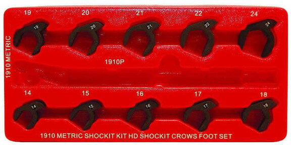 Milton Industries LT1910 Shockit Crows Foot Set Me...