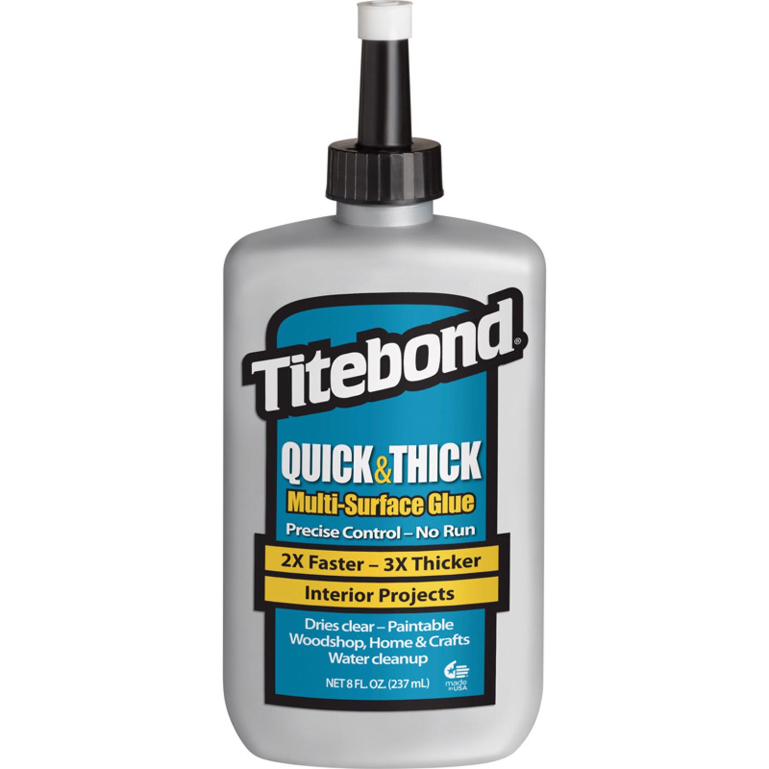 Titebond Quick \u0026 Thick High Strength Glue 8 oz