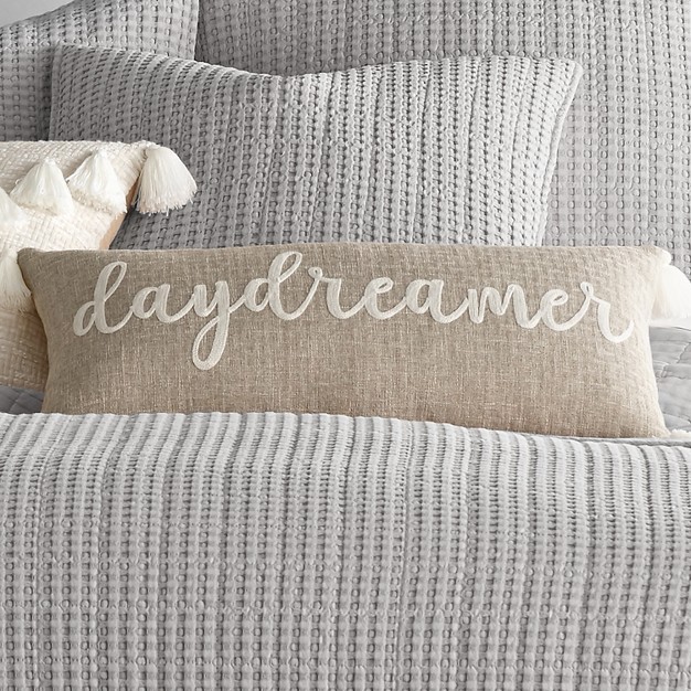 Mills Waffle Daydream Decorative Pillow Levtex Home